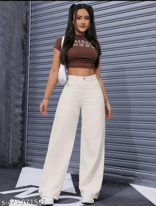 wideleg jeans for fasionable look