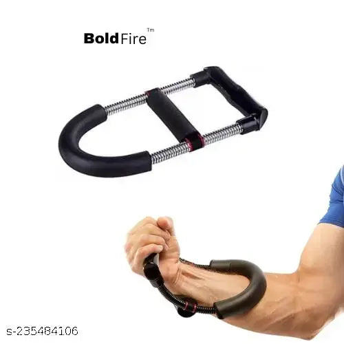 BoldFire Adjustable Forearm Strengthener Wrist Exerciser Equipment for Upper Arm Workout and Strength Training, Forearm Muscle Strength Training Fitness Equipment