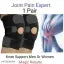 Adjustable Cap Support Brace Sports Gym Running Arthritis Joint Pain Relief Knee Support (Black)