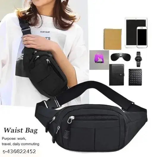 Waist Bag For Men's And Women's || Men's Casual Waist Bag || Stylo Men's Waist Bags || Unisex Waist Bag || Kamar Bag For Unisex