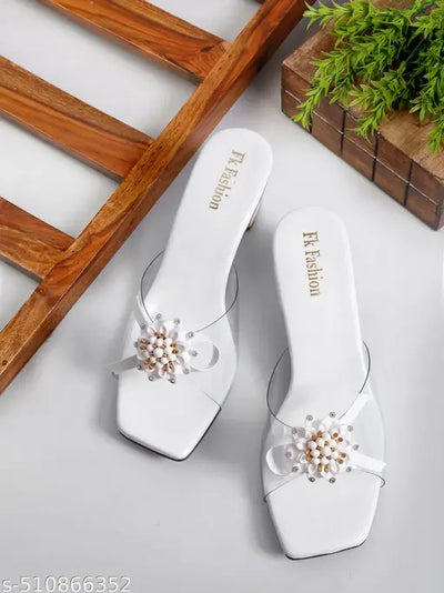Women,s Transparant Heel | Women Block Heel Sandal | Sandal for Women | Casual Heel Sandal for Party | Women Slipper | Indian Footwear