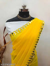 NEW FENCY GEORGETTE CUT WORK SAREE