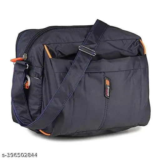 Sling Bag | Side Sling Messenger Bag | Cross Body Multipurpose Hand Bag | Sling Bag For Men & Women | Slim Bag for Office, Cash, Business Collection, Travelling (Blue Pack of 1