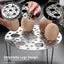 Stainless Steel Round Egg Steamer Rack Heatproof Stackable 7 Holes Stand Egg Box Kitchen Multipurpose Trivet Insert For Pot Accessories And Pressure Cooker Pans Steam Boiling (Silver)
