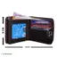 Men's Genuine Wallet PU Leather Purse Stylish Logo & Printed Pattern Thin Slim Smooth Perfect look (Dark Brown)
