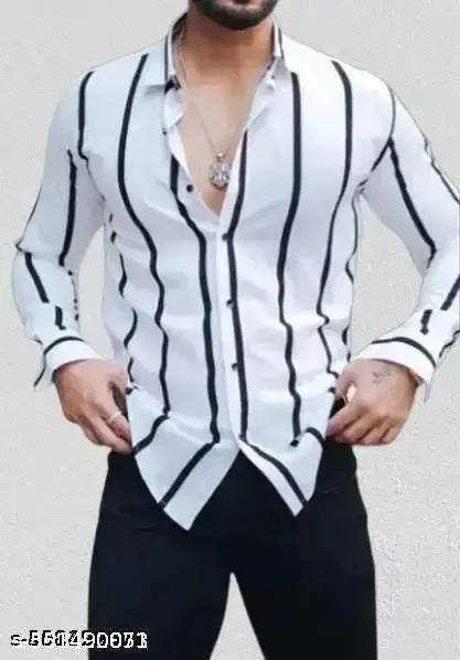 Laycra Printed Men Shirt