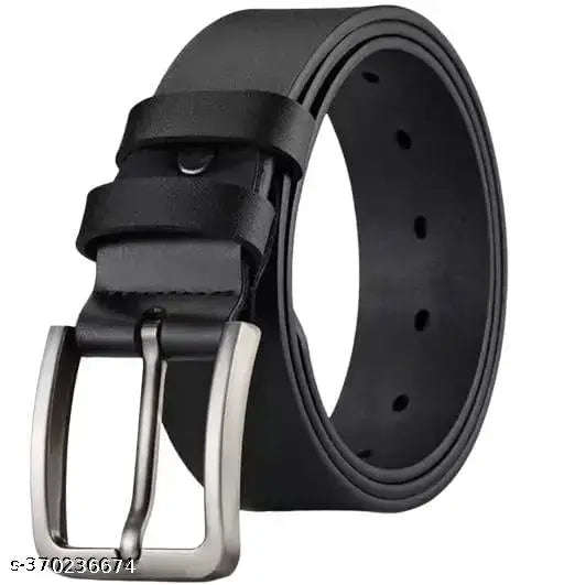 FM Black Fancy Craft Fashionable Trendy Men and Boys Belts