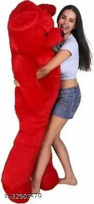 3 Feet Teddy Bear Red Color 90 - cm