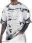 Printed Oversized T Shirt For Men/ Over Size T Shirt For Men/ T Shirts/ T Shirts Men Cotton Blend T Shirt/ T Shirt/ T Shirt For Men/ Oversized T Shirt