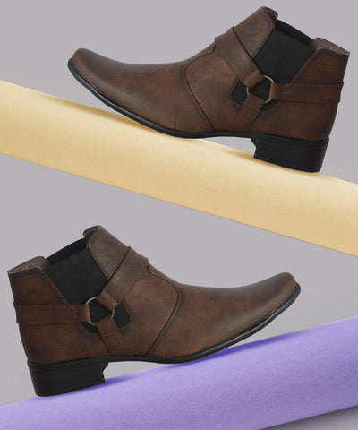 Zavier Boots For Men (Brown , 10)