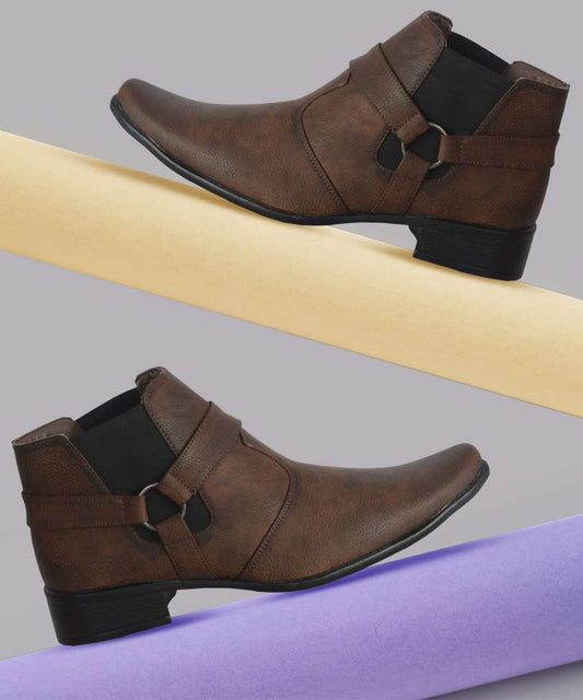 Zavier Boots For Men (Brown , 10)