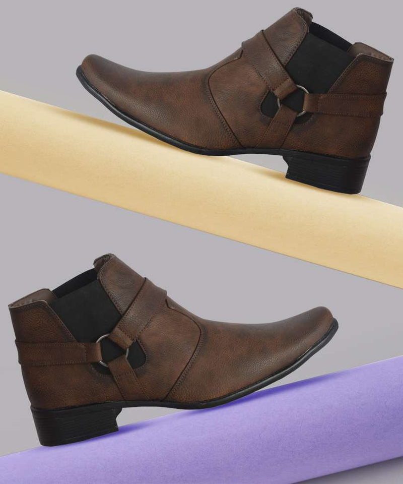 Zavier Boots For Men (Brown , 10)