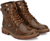 KILLER Brown Casual Boots For Men Boots For Men (Brown , 6)