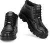 OMEE GOLD New DMS Steel Toe Army/NCC/Police Boots For Men (Black , 8)