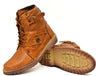 SHOELINE Classic Stylish Comfortable Outdoor HIGH-TOP Ankle Length Boots For Men (Tan , 7)