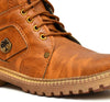 SHOELINE Classic Stylish Comfortable Outdoor HIGH-TOP Ankle Length Boots For Men (Tan , 7)