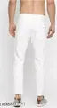 WHITE KNEE CUT JEANS @2454