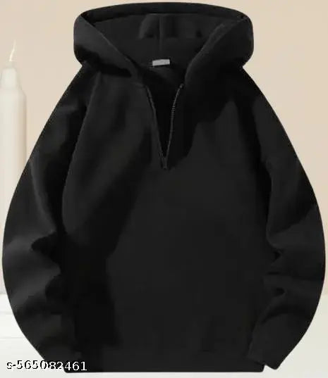 Else & What Plain Hoodies/Sweatshirt Fleece Hoodies for Running, Gym Warm Travel Hoodies for Men