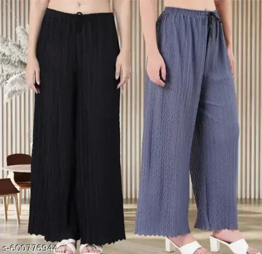 KHAJURI Trending plazzo 2Peac Combo pack