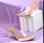 Stylish Transparent Beige heel for women