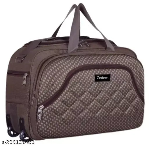 Duffel bag Polyester Lightweight 55 L Luggage Travel Duffel Bag for Men & Women (grey)