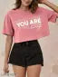 Women's Crop Top Tshirt Stylish T-Shirt Tee Shirt