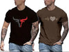 KEESOR Men Tshirt(Pack of 2)|Men Printed Round neck Tshirt|Men Graphic print Tshirt