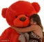 3 Feet Teddy Bear Red Color 90 - cm