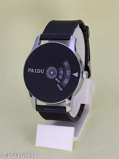 Rishtey Men's and Boy's Quartz Watch with Analog Display and Stainless Steel Strap Paidu Analog,Sport Watch