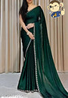 New design fancy saree with Hand work party wear & fastive wear saree With hot fix Blouse
