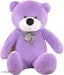 Spongy Huggable Teddy Bear (Purple, 3 Feet 90 cm) #BigTeddyBear #PurpleTeddyBear #3FeetTeddyBear