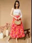 LookShine | Skirt For Women | Floral Pleated Skirts | Women's Long Pleated Skirts | Western Wear Maxi Skirts | Stylish New Design & Pattern