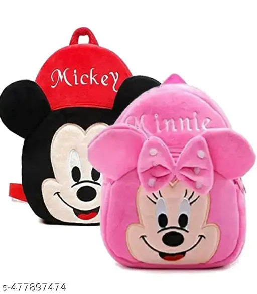 Kids School Bag Soft Plush Backpacks Cartoon Baby Boy/Girl (2-5 Years) Combo Backpacks