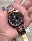 Analog Dial Brown Color Stainless Steel Strap Chrono Design Dial Wrist Watch For Men and Boys