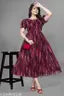 A-line Stylish Printed Women Dress