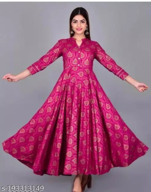 Designer kurti printed kurti and embroidery working Women