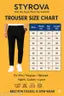 Premium Quality Solid Black Trousers for Men – Comfortable & Stylish Casual Wear