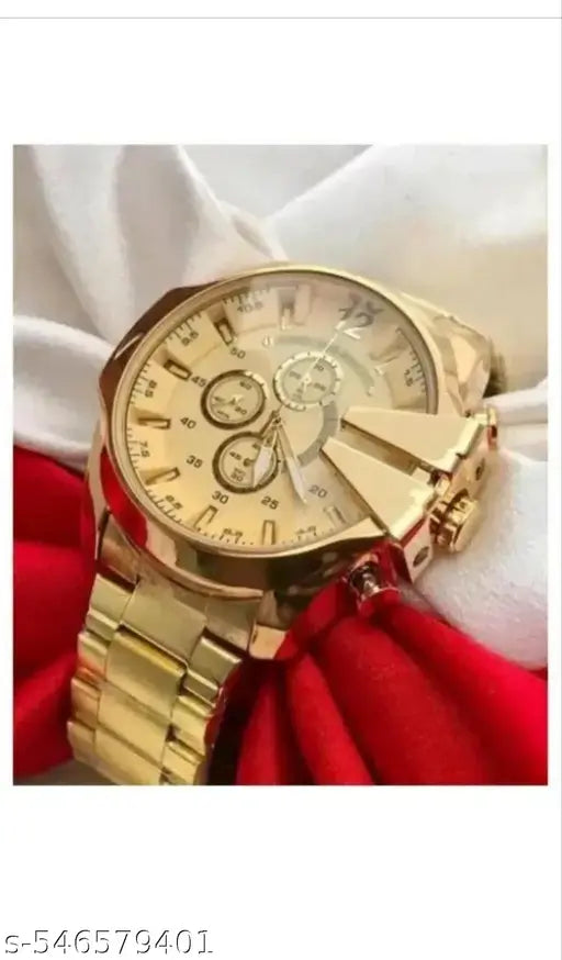 The Premium Look Watch For Men, Gold Color,Formal