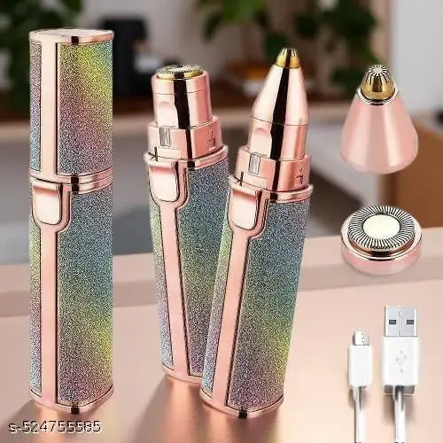 2 In 1 Eyebrow Remover and Face Hair Remover epilator Flawless for women Face, Lips, Nose, Hair Trimmer for Men & Women , Gift Portable