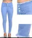 WOMENS 4-BUTTON PLAIN JEANS FOR WOMEN PLUS SIZE WOMEN AND GIRL