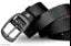 LOOPA Men Casual, Evening, Formal, Party Black Genuine Leather Belt