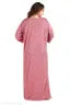 RILO Women's Cotton Full Long Sleeve Nighty Maxi Nightdress Gown
