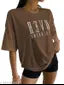 Stylish Printed Oversized Women's T-shirt