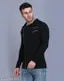 Tees Collection Stylish Full Sleeve T Shirts For Men With Zipper Details