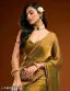 NEW RICH POLY CHIFFON FENDY SOFT FABRIC ALPNG RICH BORDER LOOK SAREE WITH BLOUSE