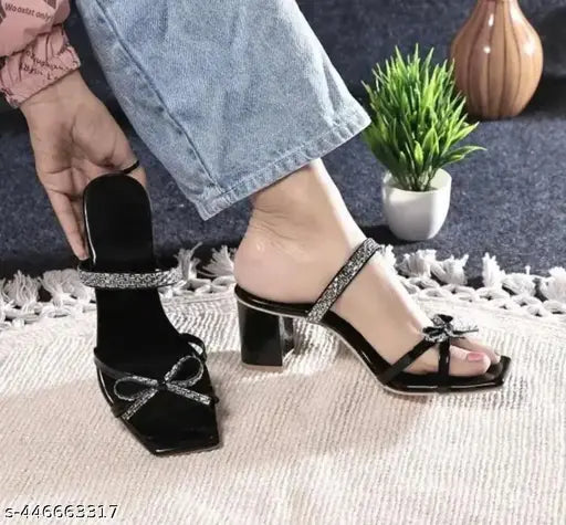 Gulmeren Casual And Fancy Block Heel Sandals For Women And Girls