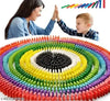 120 pcs 12 Color Wooden Dominos Blocks Set for Kids