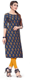 Versatile Solid Multicolor Women's Kurta