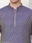 Sydney Heights Men Jacquard Kurta and Churidar Pjyami Set
