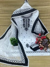 Cotton camric embroidery dress material